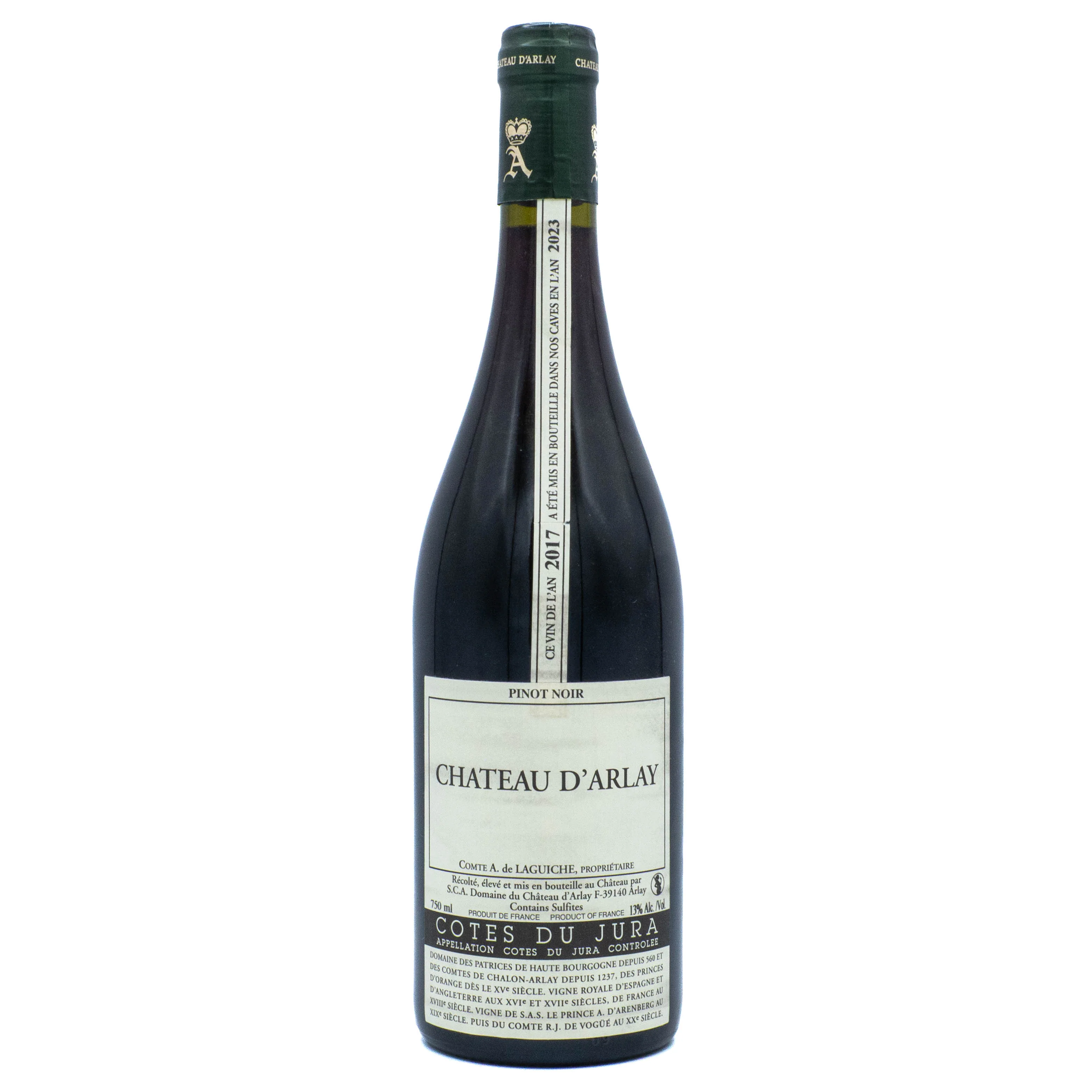 Chateau D’Arlay Côtes du Jura Pinot Noir 2017