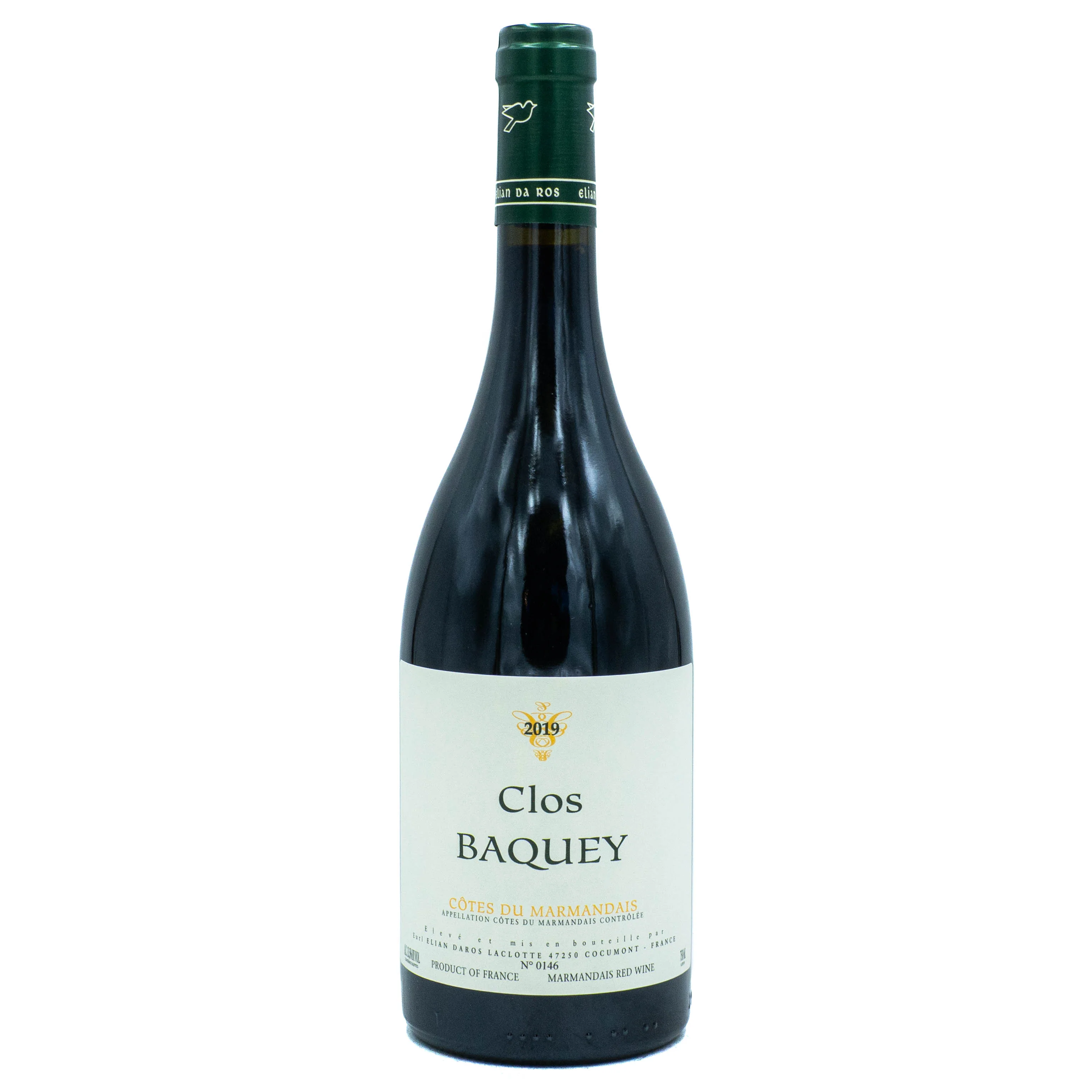 Elian Da Ros Côtes du Marmandais Clos Baquey 2019