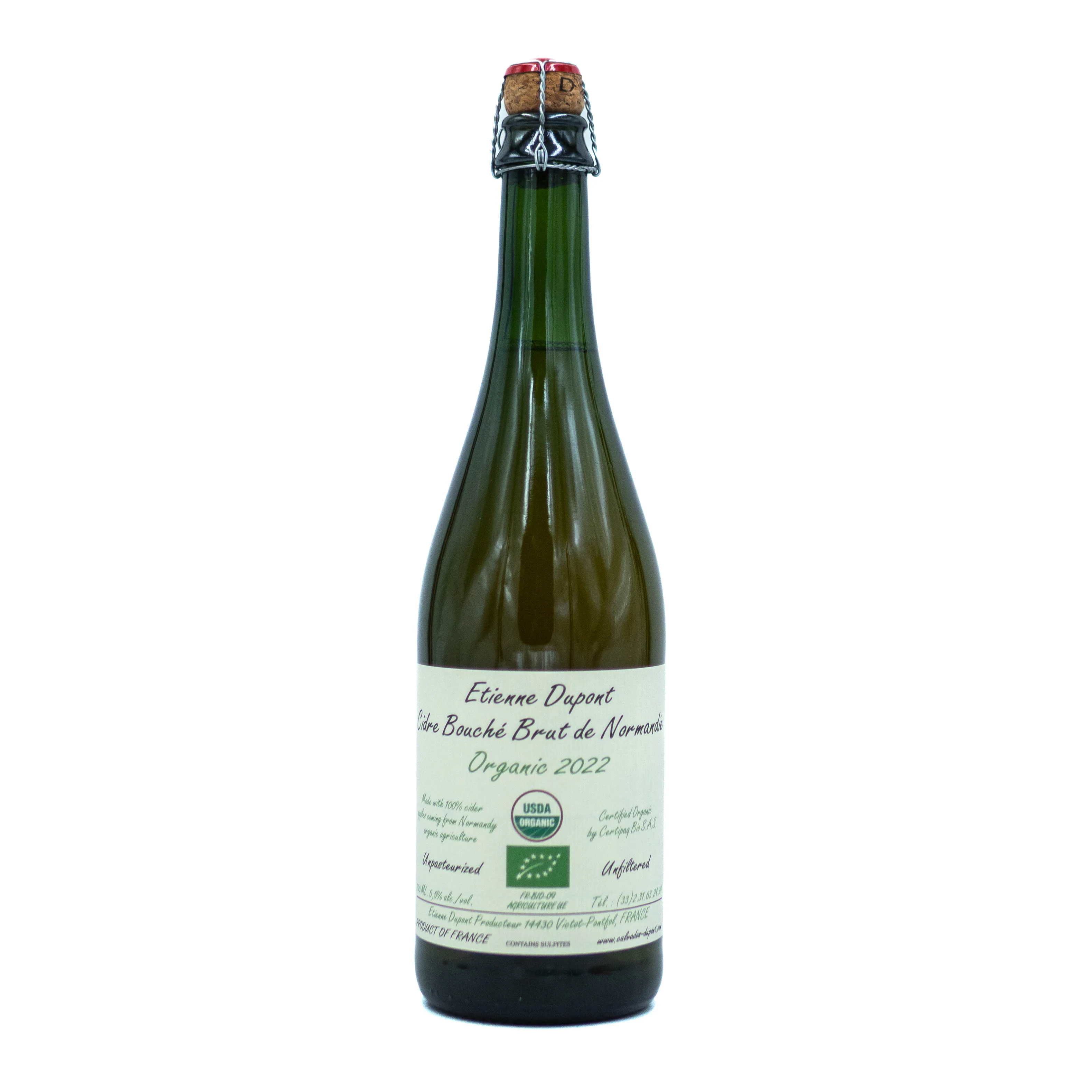 Etienne Dupont Organic Cidre Bouché Brut 750ml