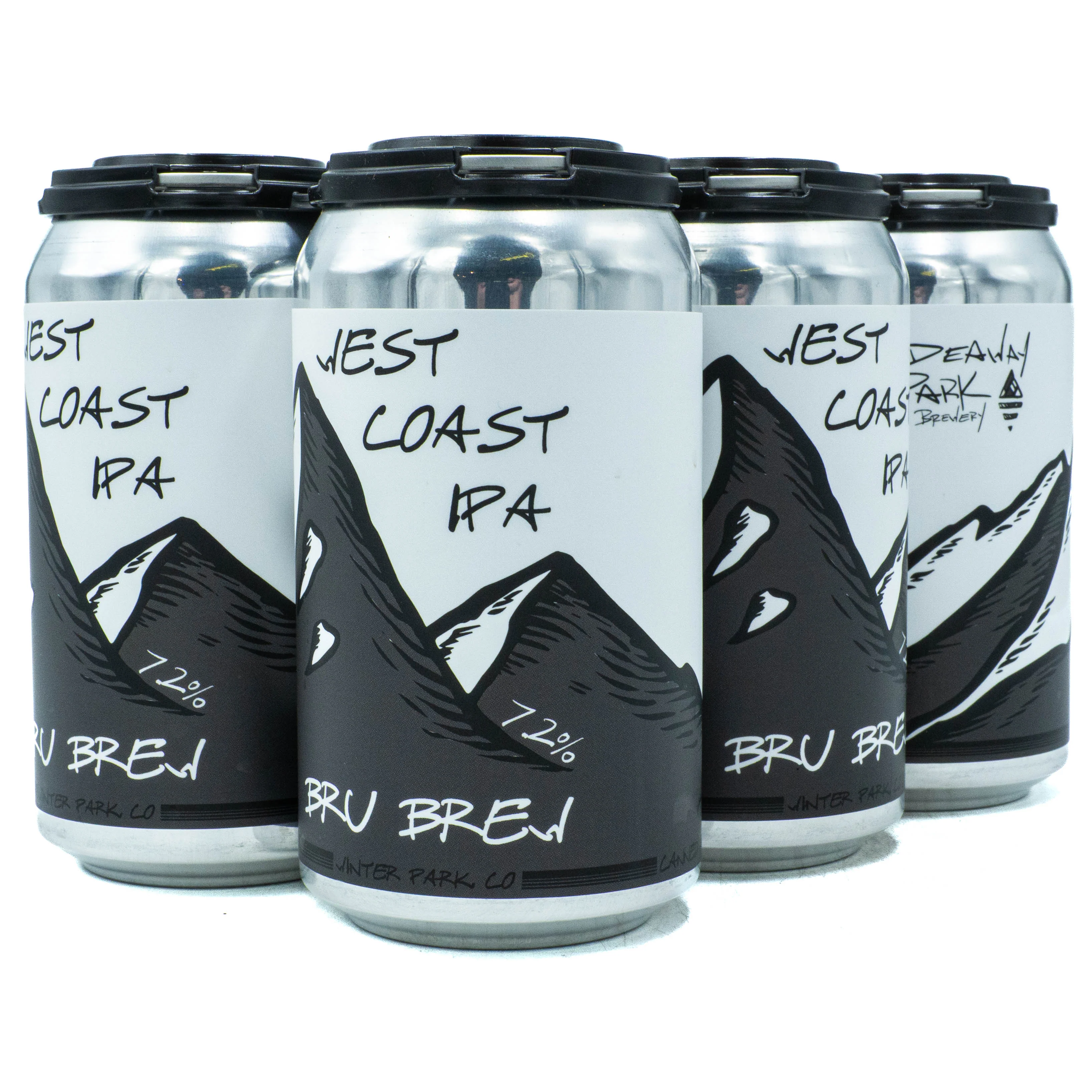 Hideaway Park BruBrew West Coast IPA 6pk