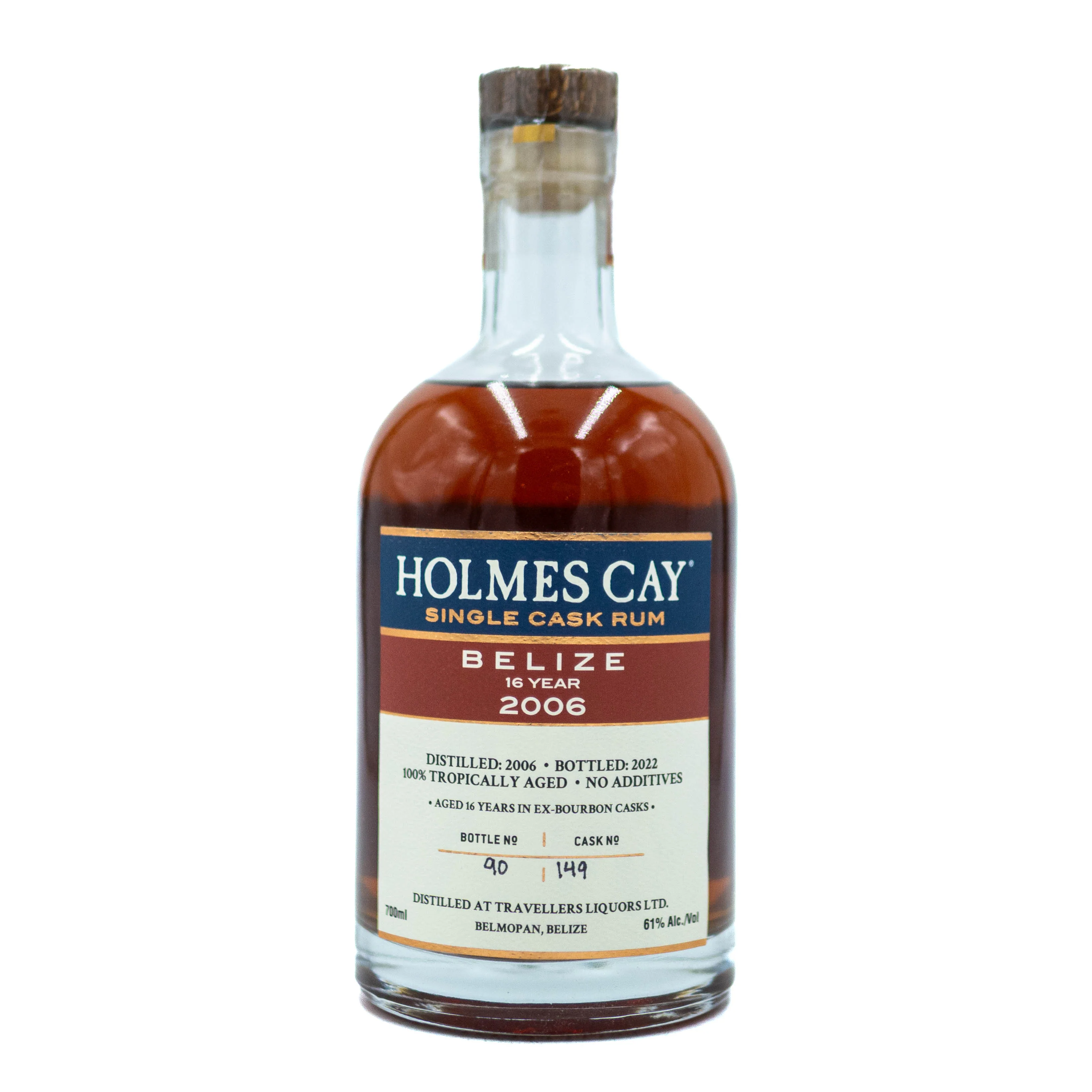 Holmes Cay Belize Single Cask 16 Year Old 2006 Rum