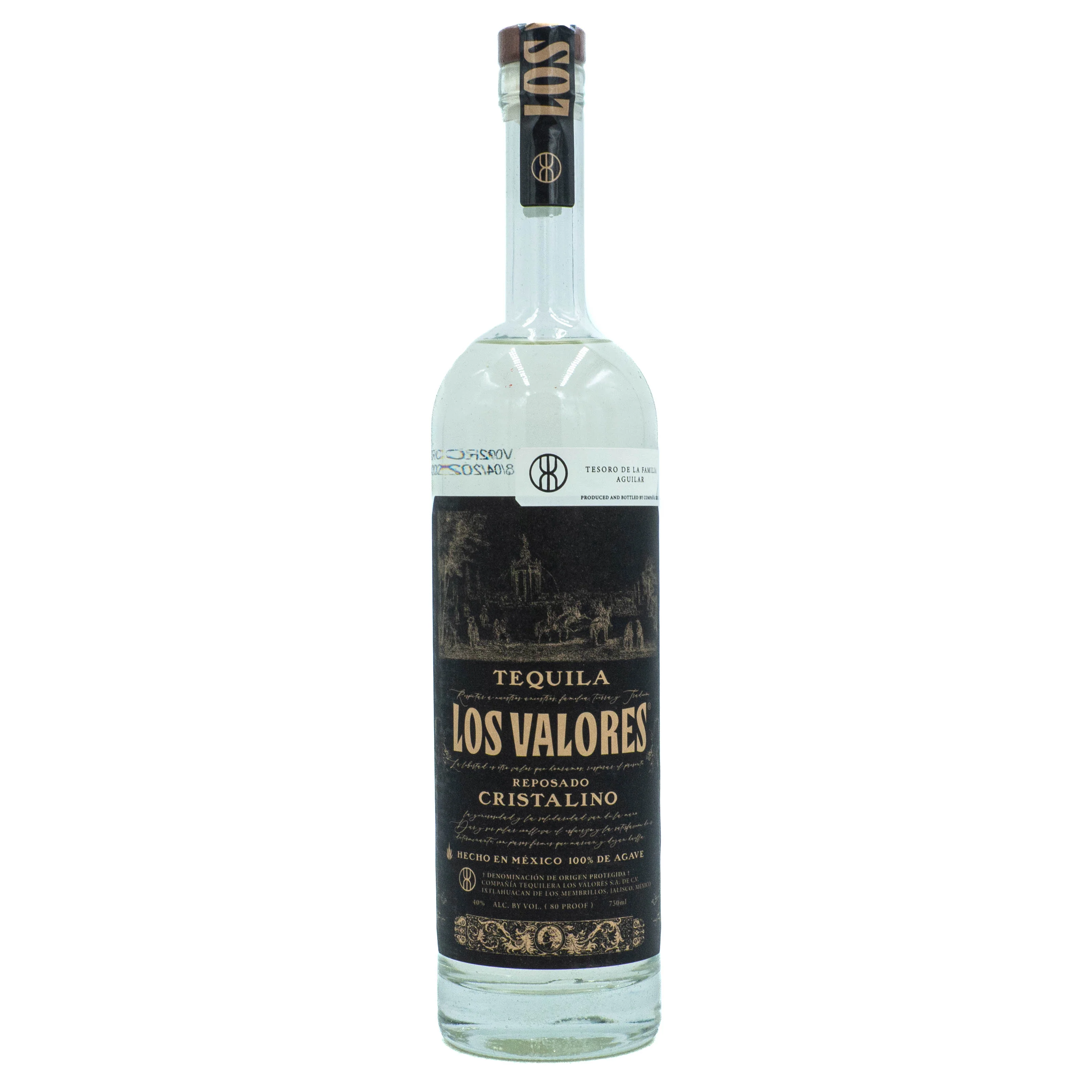 Los Valores Tequila Reposado Cristalino