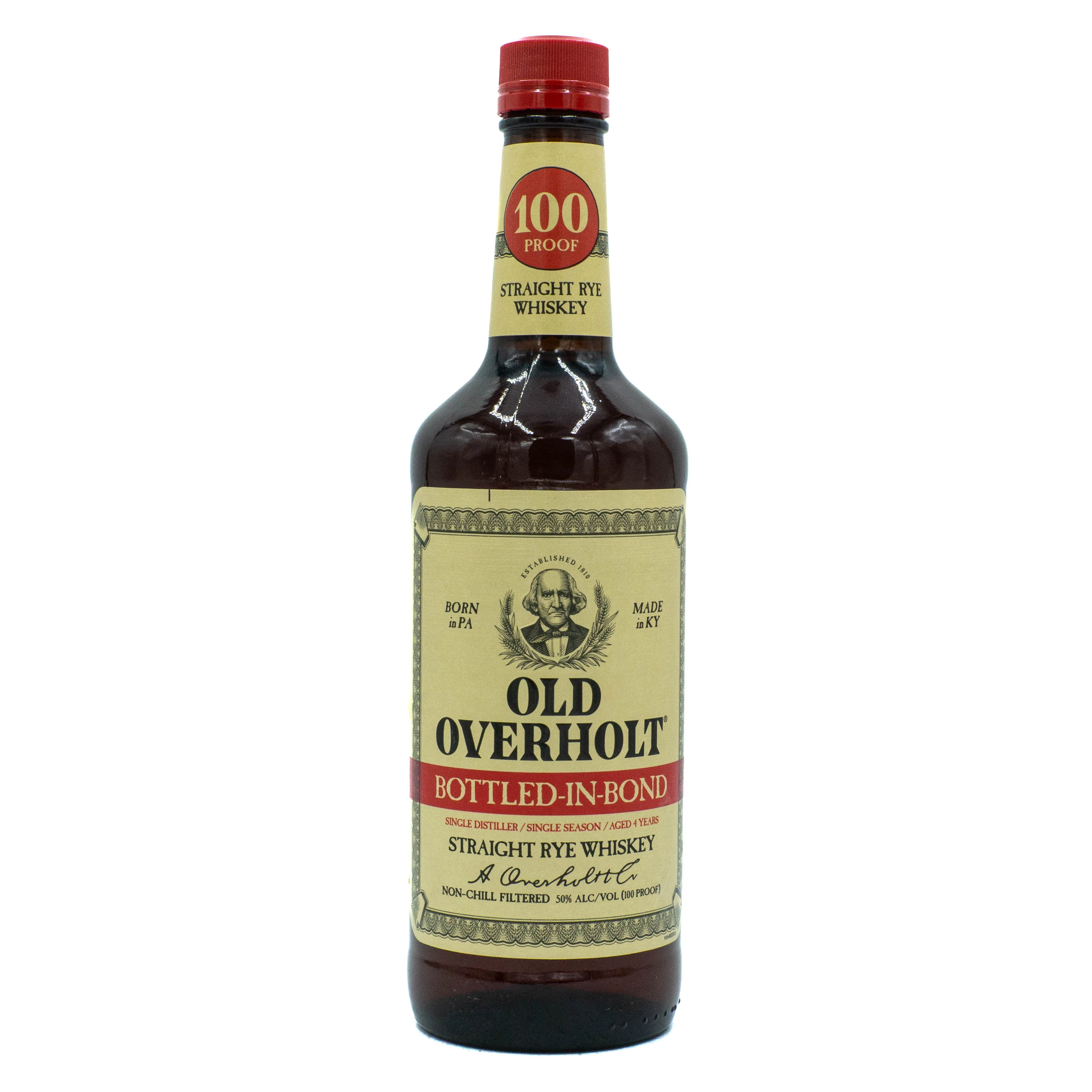 Old Overholt Bottled in Bond Straight Rye Whiskey