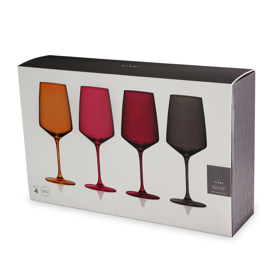 Reserve Nouveau Crystal Wine Glasses in Sunset Viski - Image 5