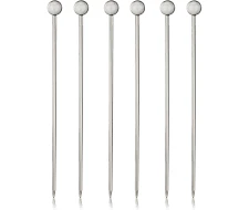 Rockwood Stainless Steel Cocktail Picks Set of 6