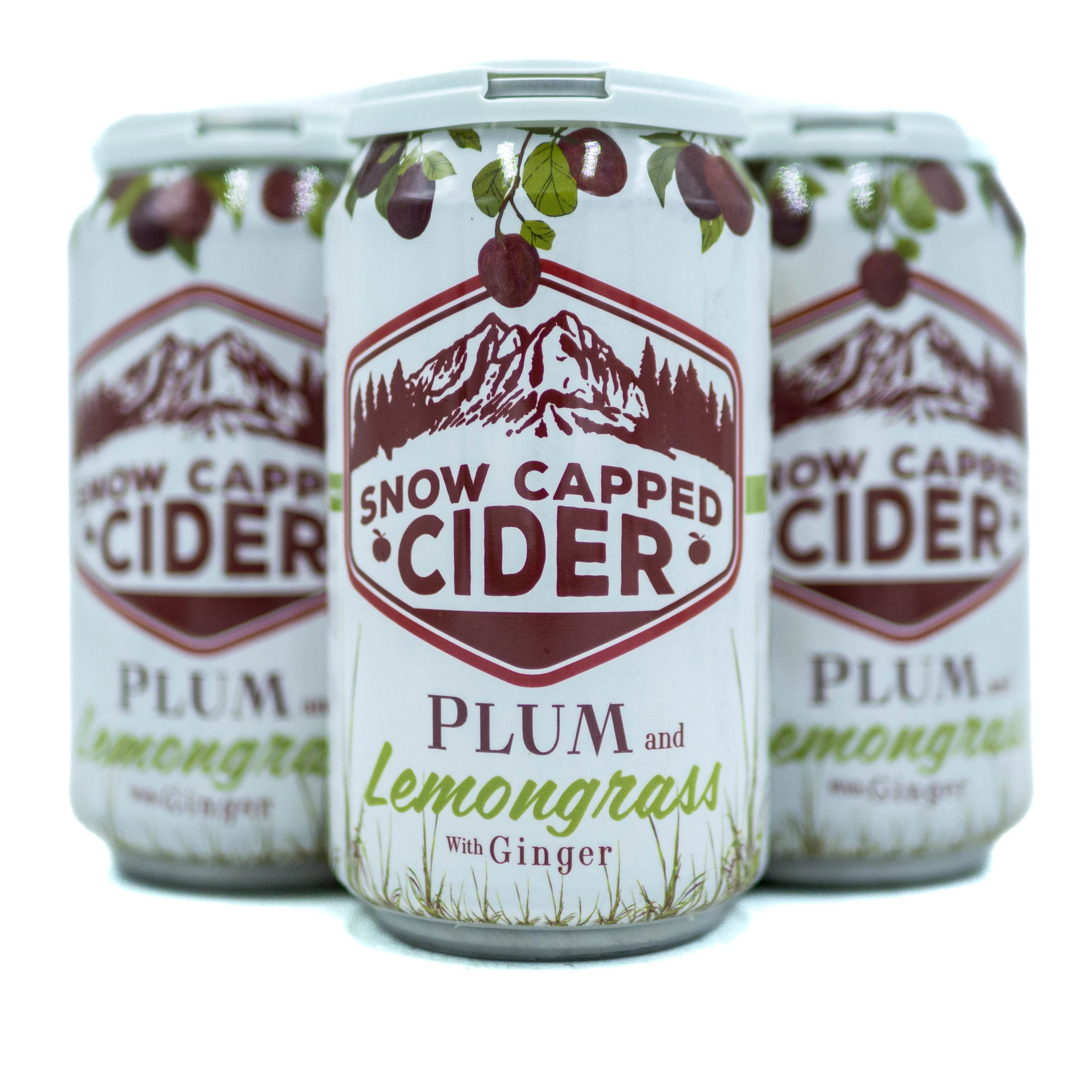 Snow Capped Plum Lemongrass Cider 4pk